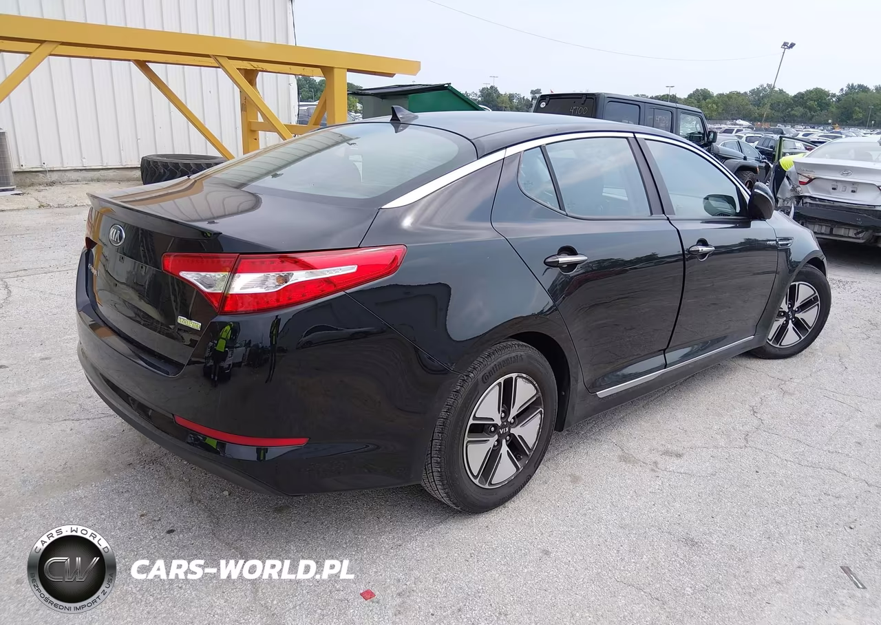 2013 Kia Optima Hybrid Lx VIN:KNAGM4ADXD5052317 - 4