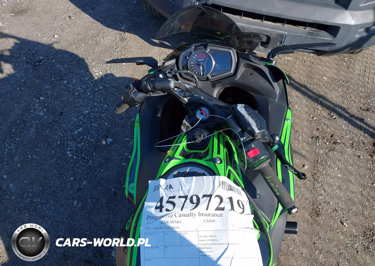2017 Kawasaki Ex650 J VIN:JKAEXEJ12HDA00461 - 18