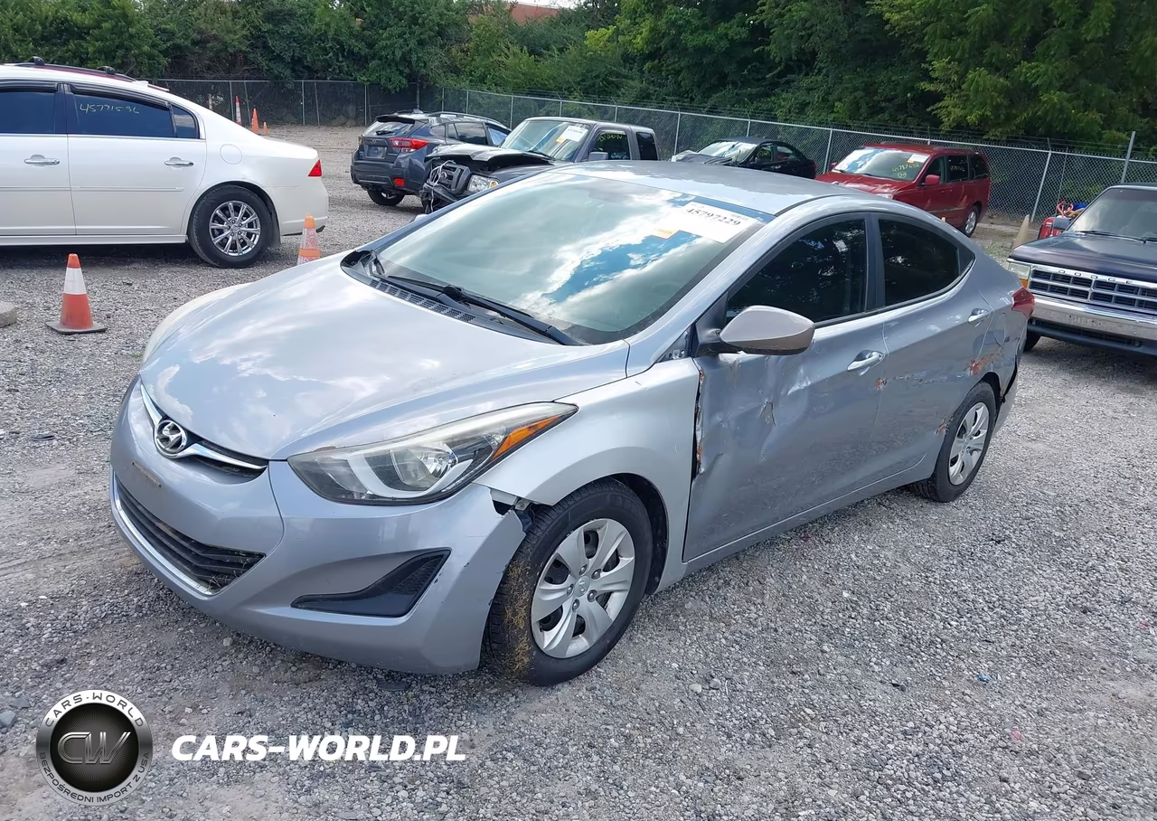 2016 Hyundai Elantra Se VIN:5NPDH4AE3GH705156 - 2