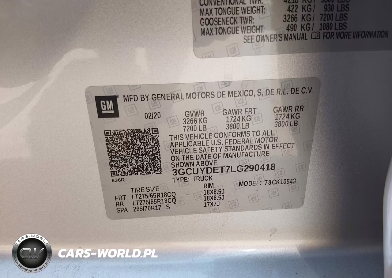2020 Chevrolet Silverado 1500 4Wd Short Bed Lt VIN:3GCUYDET7LG290418 - 9