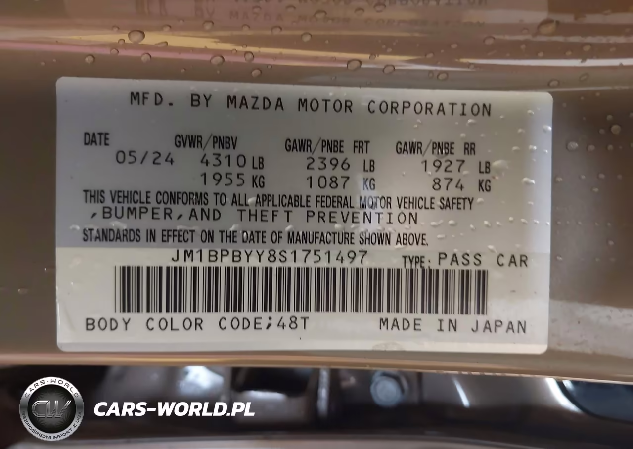 2025 Mazda Mazda3 2.5 Carbon Turbo VIN:JM1BPBYY8S1751497 - 9