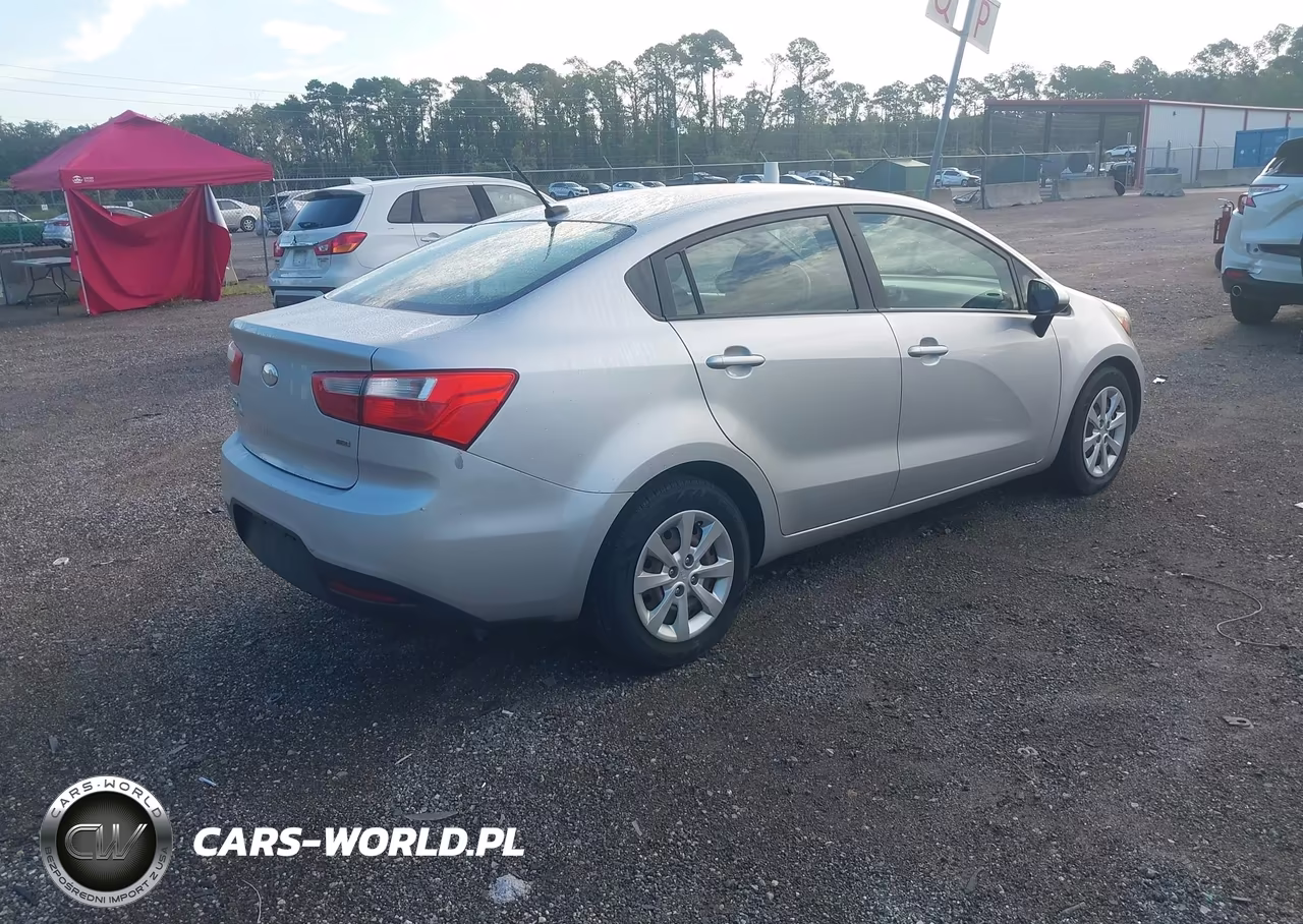 2014 Kia Rio Lx VIN:KNADM4A3XE6326590 - 4