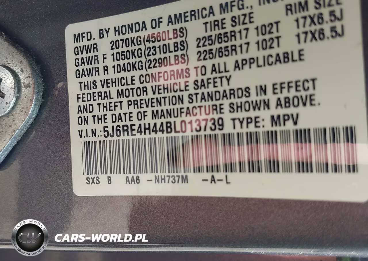 2011 Honda Cr-V Se VIN:5J6RE4H44BL013739 - 9
