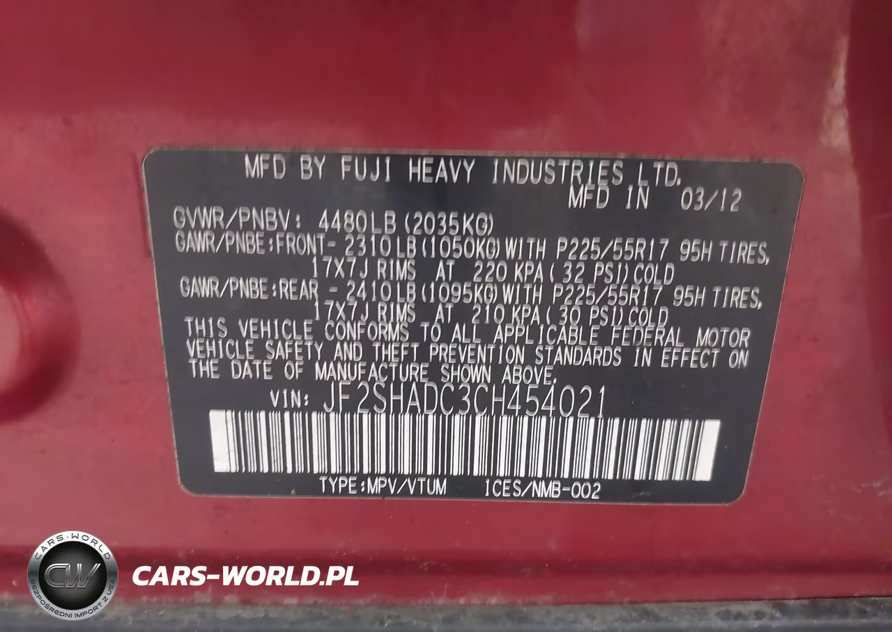 2012 Subaru Forester 2.5X Premium VIN:JF2SHADC3CH454021 - 9