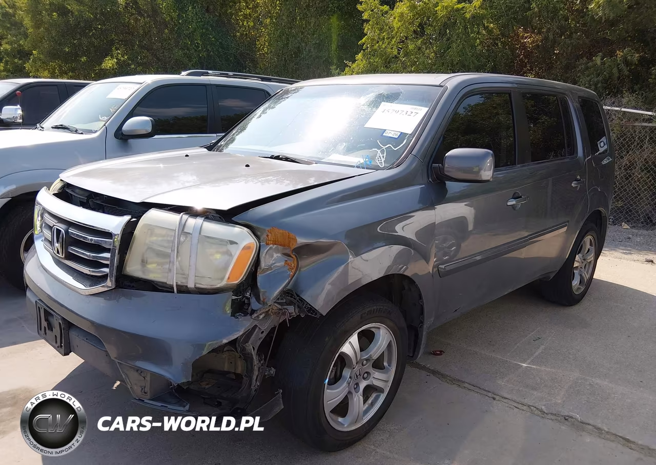 2013 Honda Pilot Ex-L VIN:5FNYF3H77DB038546 - 2