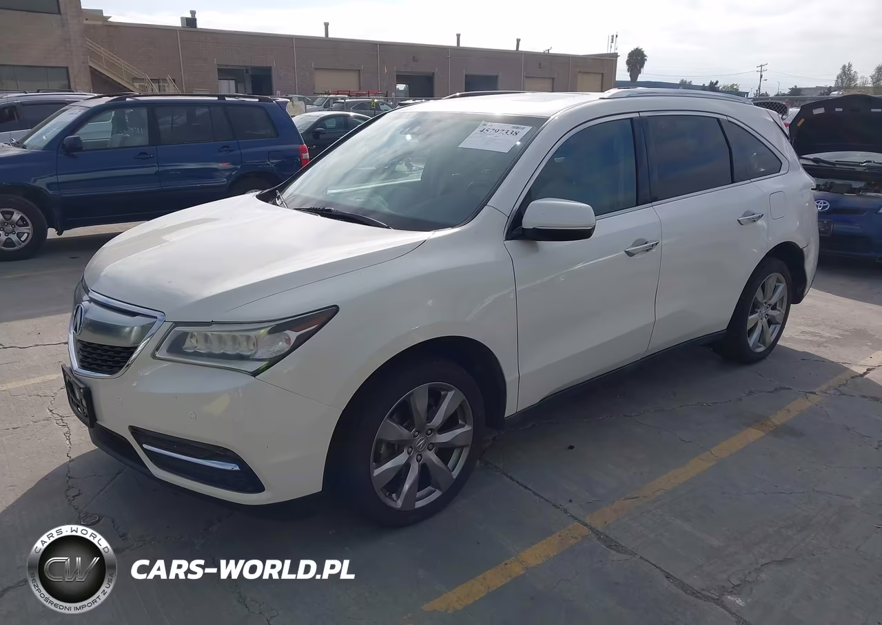 2016 Acura Mdx Advance Entertainment Packages-Advance Package VIN:5FRYD4H98GB007256 - 2