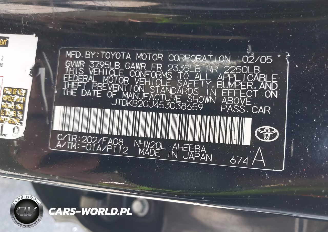 2005 Toyota Prius VIN:JTDKB20U453038659 - 9