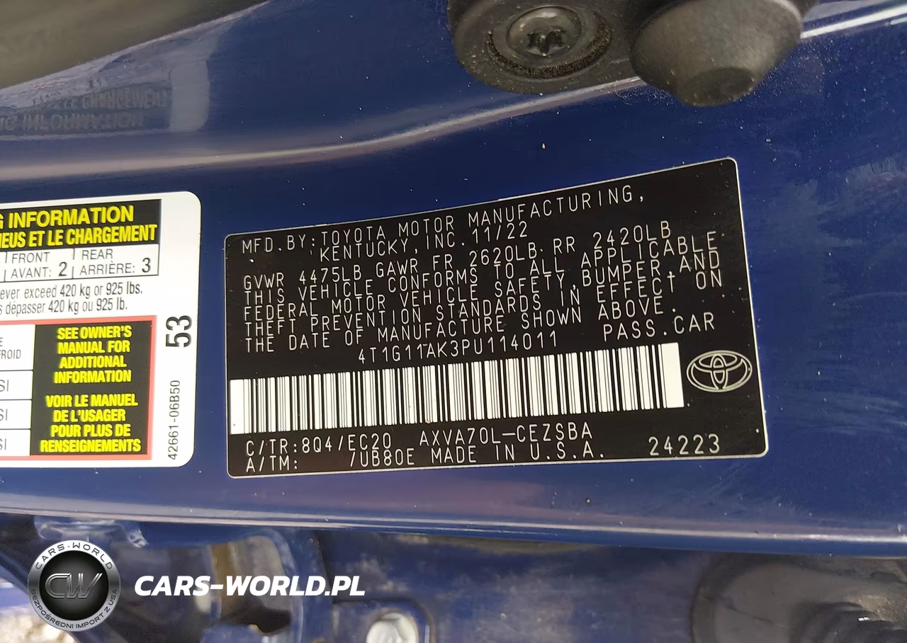 2023 Toyota Camry Se Nightshade Edition VIN:4T1G11AK3PU114011 - 9