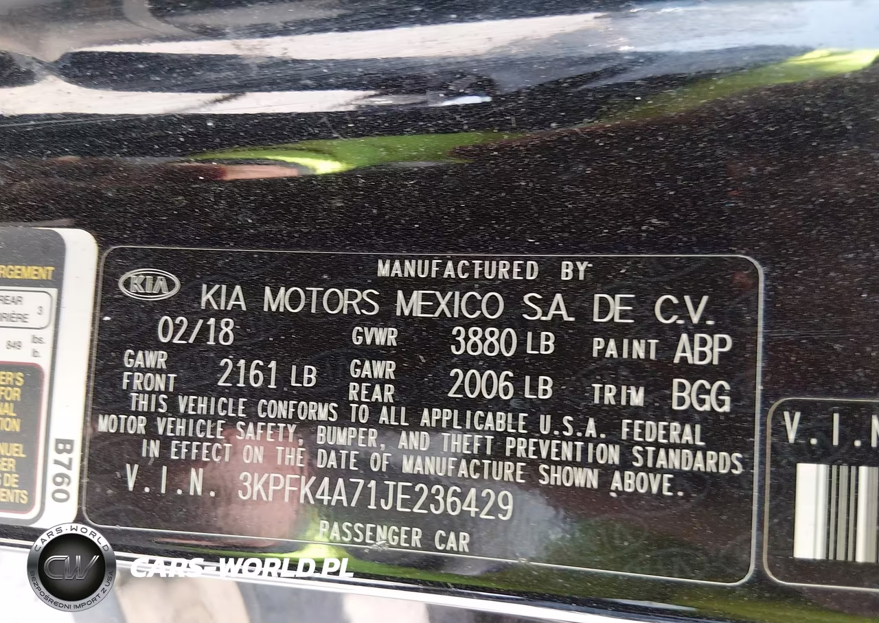 2018 Kia Forte Lx VIN:3KPFK4A71JE236429 - 9