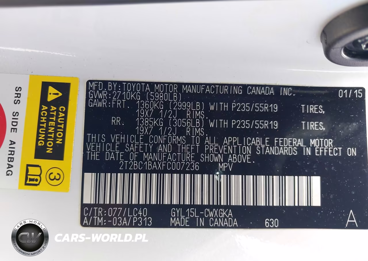 2015 Lexus Rx 450H VIN:2T2BC1BAXFC007236 - 9