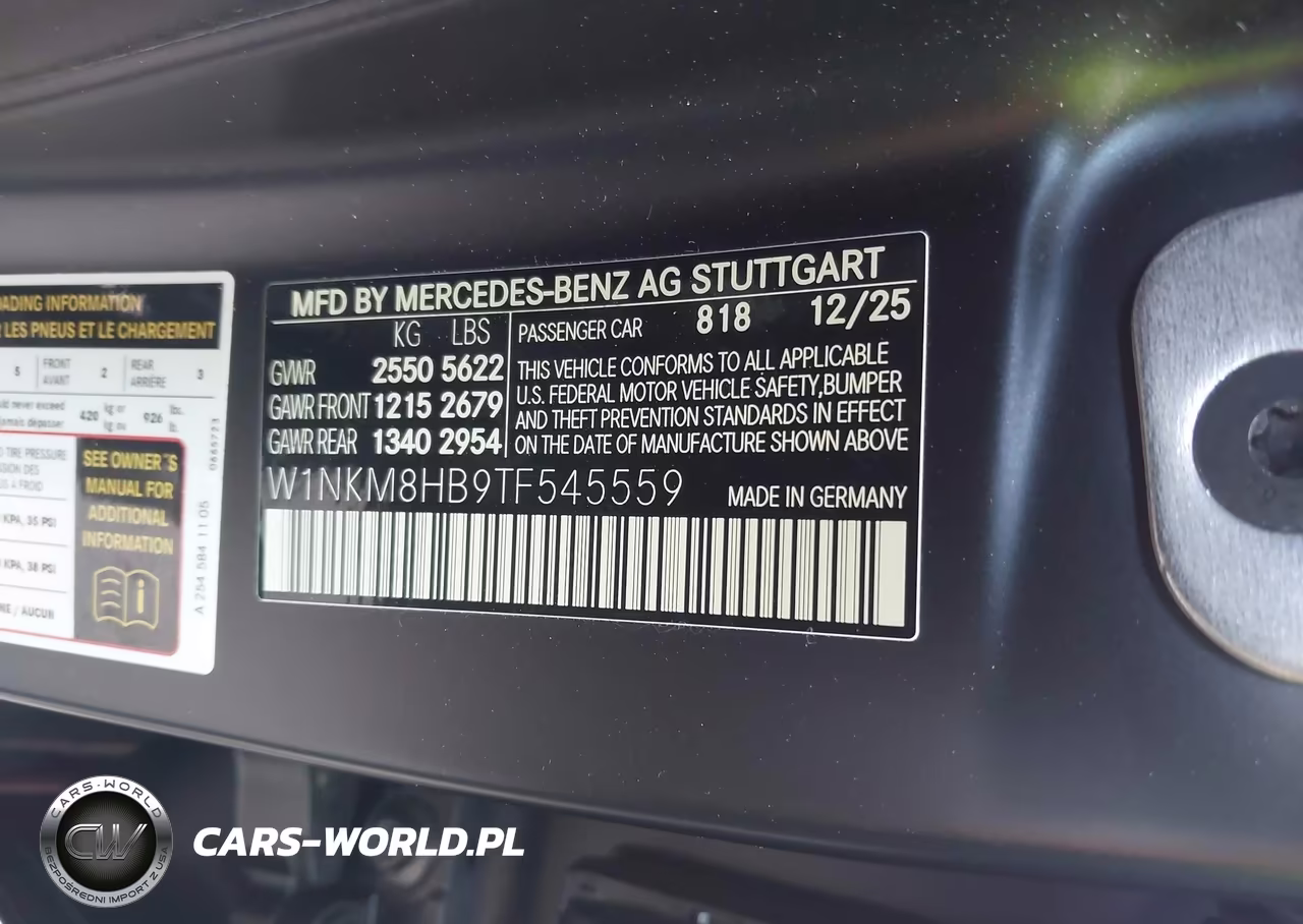 2026 Mercedes-Benz Amg Glc 43 4Matic VIN:W1NKM8HB9TF545559 - 9