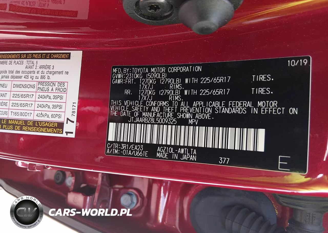 2020 Lexus Nx 300 VIN:JTJAARBZ8L5009325 - 9