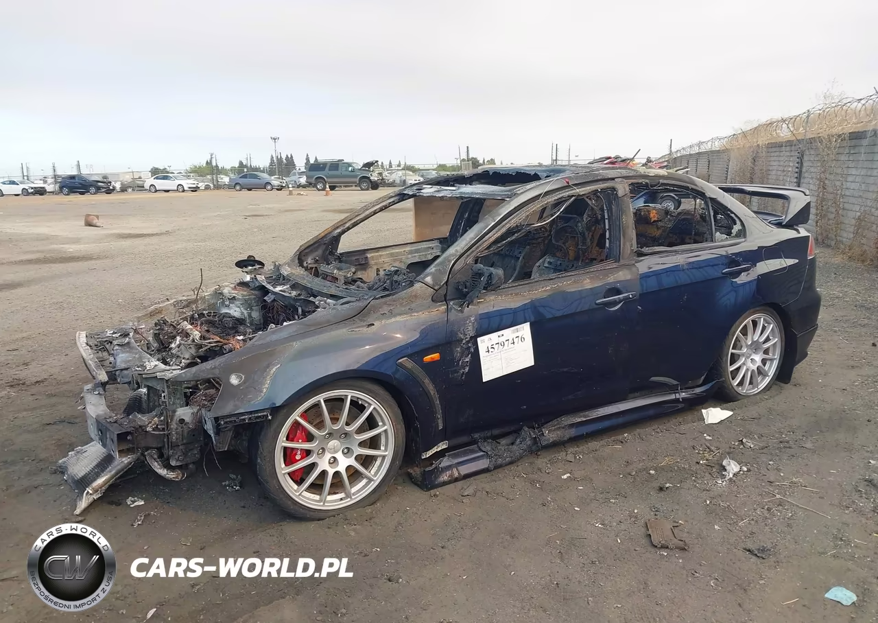 2014 Mitsubishi Lancer Evolution Gsr VIN:JA32W8FV9EU019444 - 2