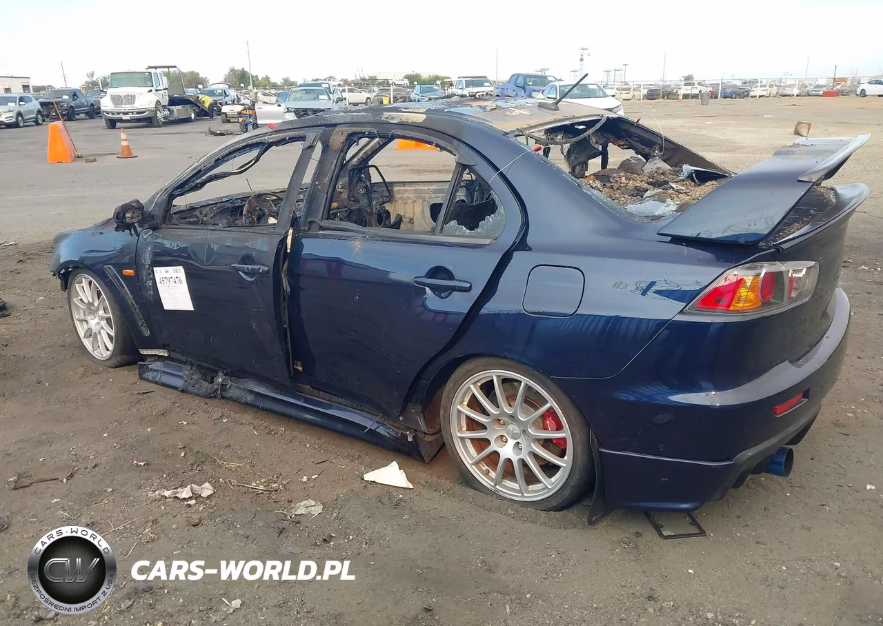 2014 Mitsubishi Lancer Evolution Gsr VIN:JA32W8FV9EU019444 - 3