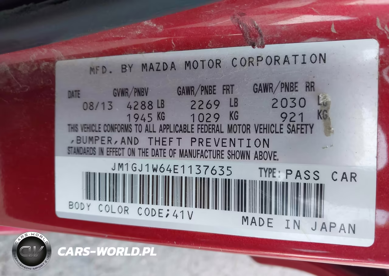 2014 Mazda Mazda6 I Grand Touring VIN:JM1GJ1W64E1137635 - 9