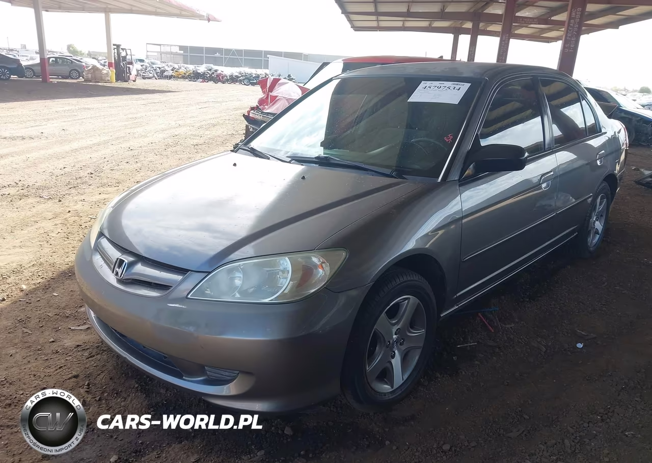 2004 Honda Civic Lx VIN:2HGES165X4H608846 - 2