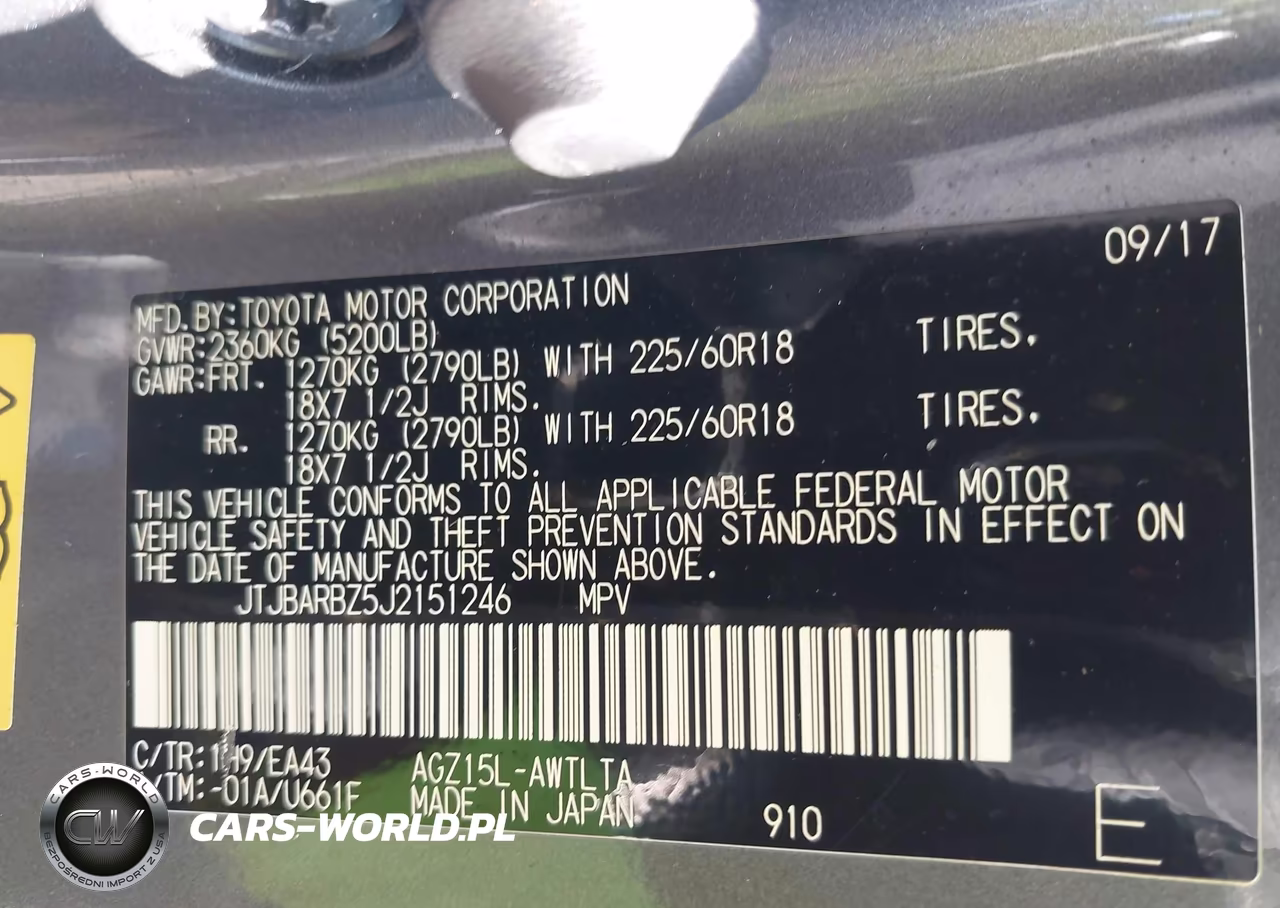 2018 Lexus Nx 300 VIN:JTJBARBZ5J2151246 - 9