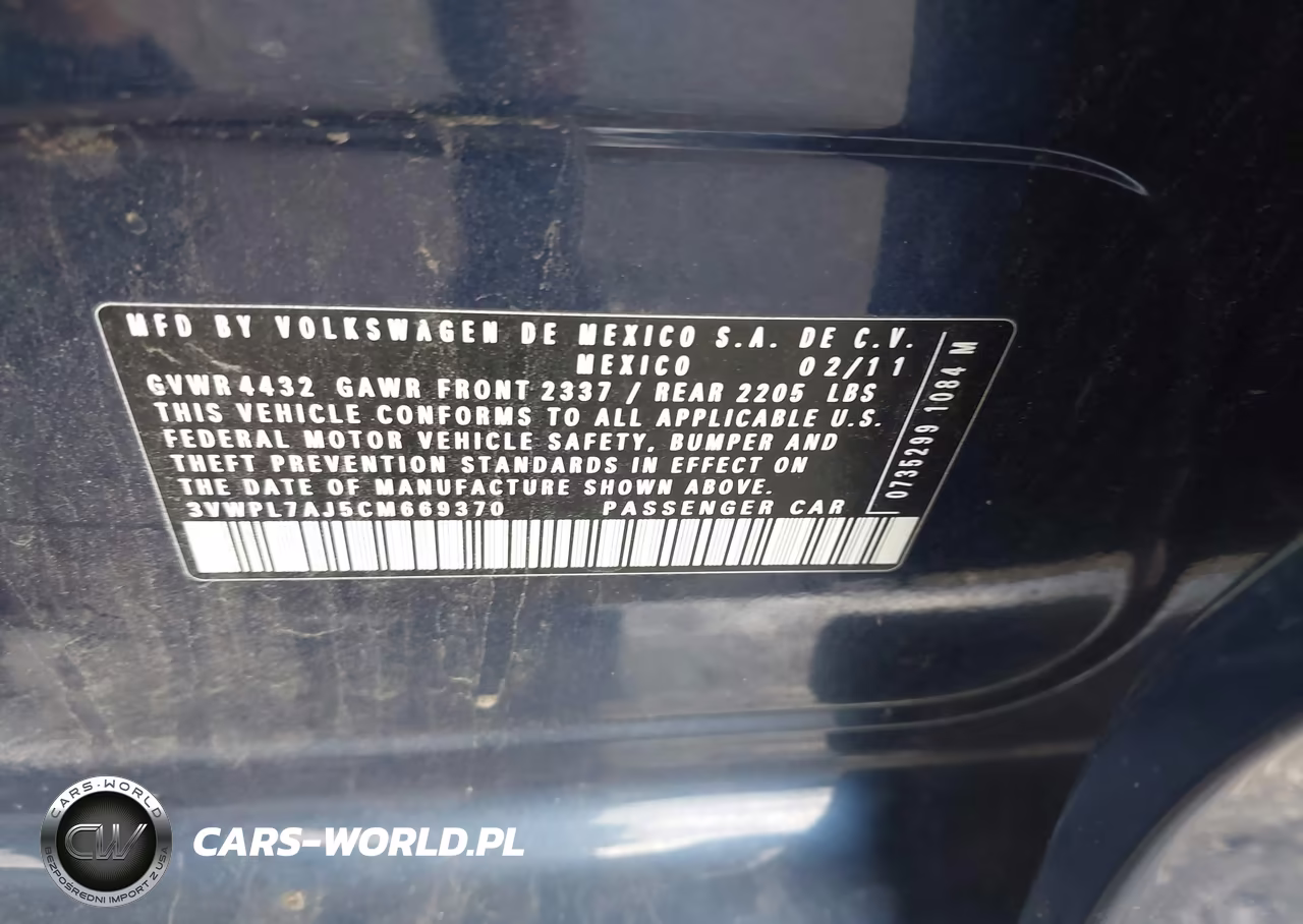 2012 Volkswagen Jetta Sportwagen 2.0L Tdi VIN:3VWPL7AJ5CM669370 - 9