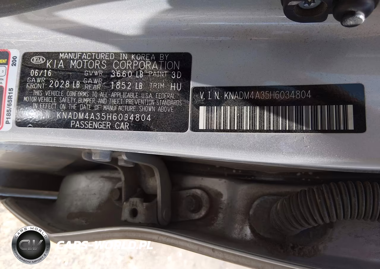 2017 Kia Rio Lx VIN:KNADM4A35H6034804 - 9