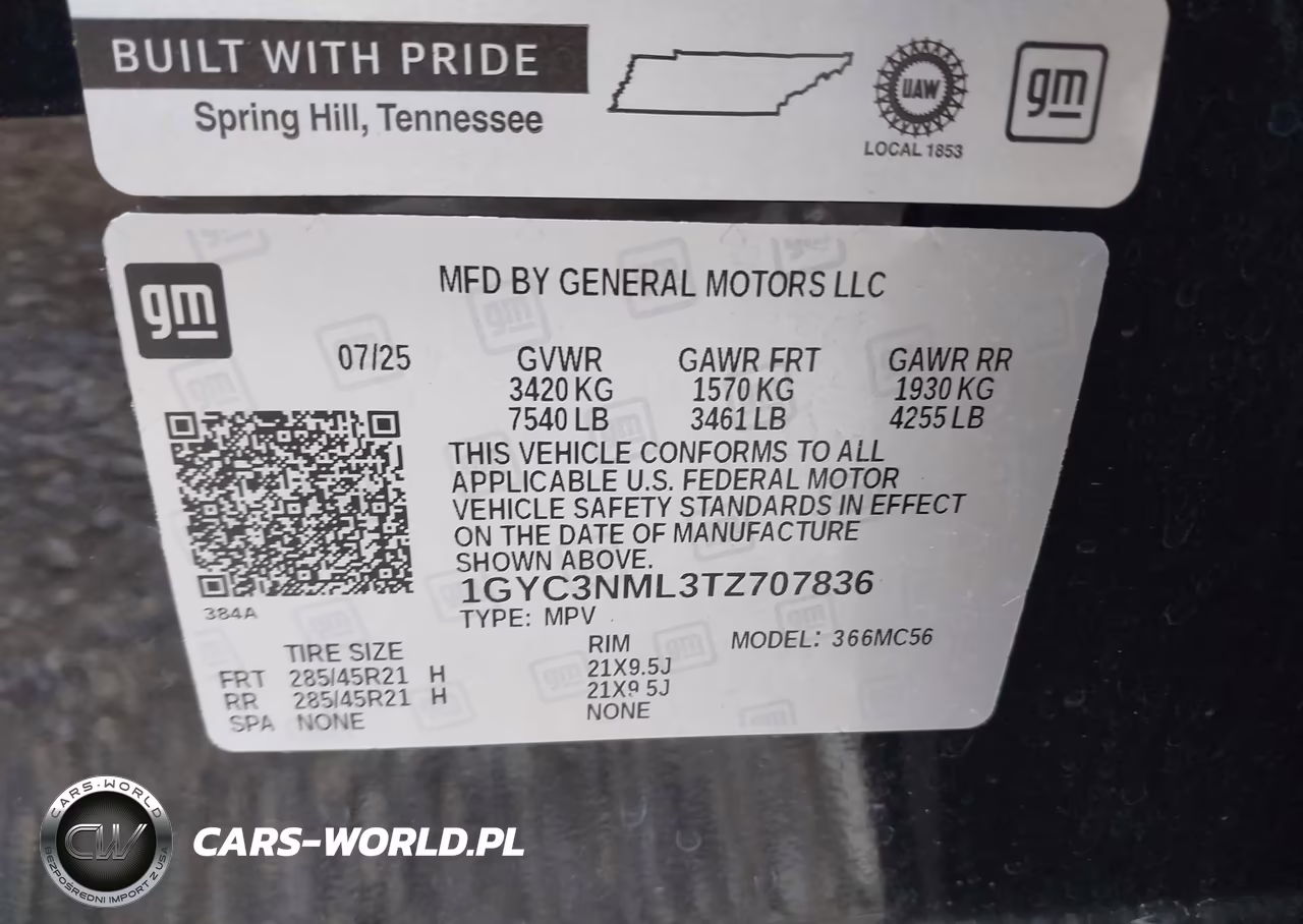 2026 Cadillac Vistiq Sport VIN:1GYC3NML3TZ707836 - 9