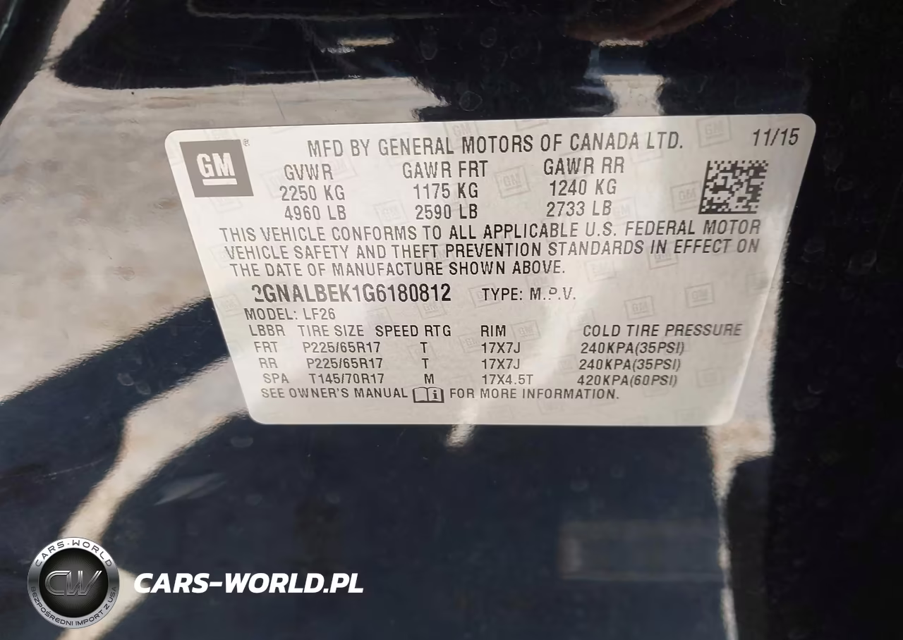 2016 Chevrolet Equinox Ls VIN:2GNALBEK1G6180812 - 9