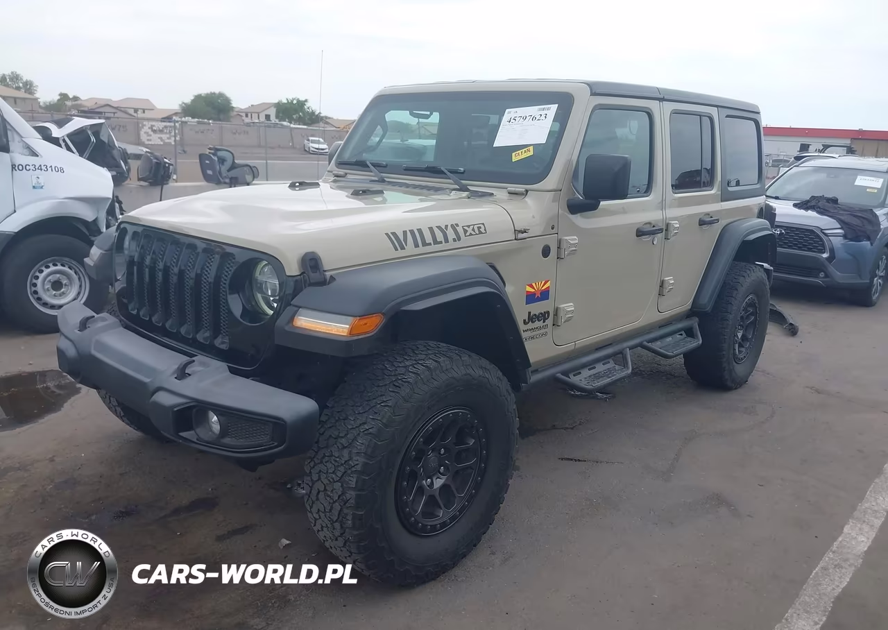 2022 Jeep Wrangler Unlimited Willys 4X4 VIN:1C4HJXDG0NW219917 - 2