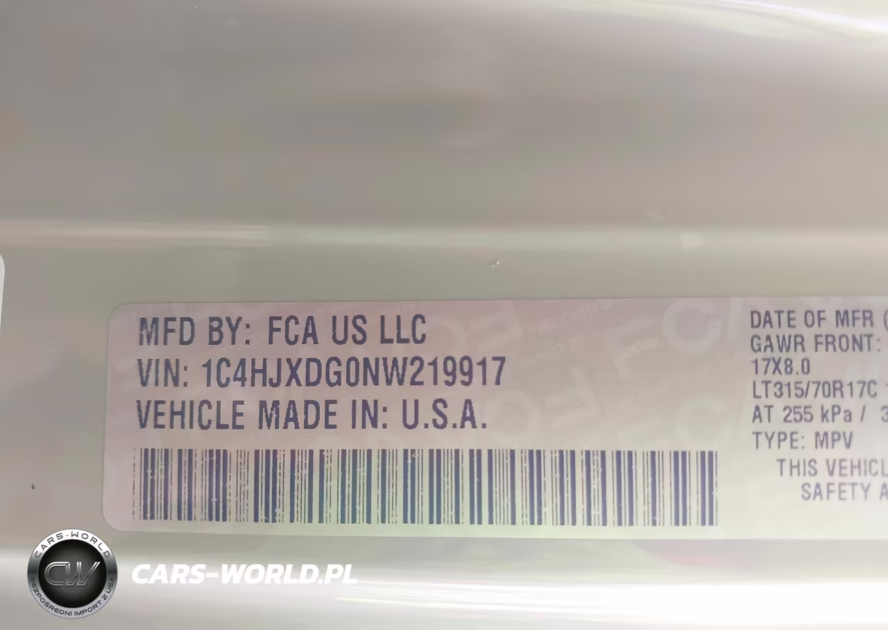 2022 Jeep Wrangler Unlimited Willys 4X4 VIN:1C4HJXDG0NW219917 - 9