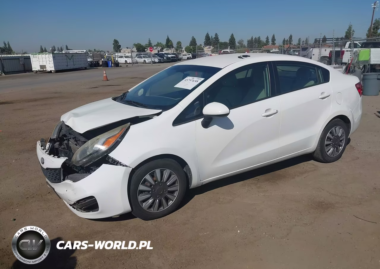 2013 Kia Rio Lx VIN:KNADM4A35D6173597 - 2