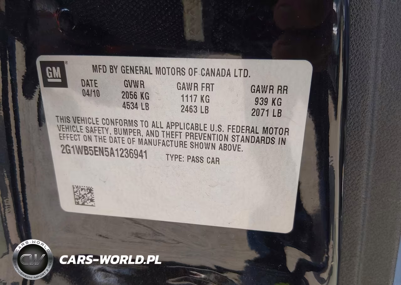 2010 Chevrolet Impala Lt VIN:2G1WB5EN5A1236941 - 9