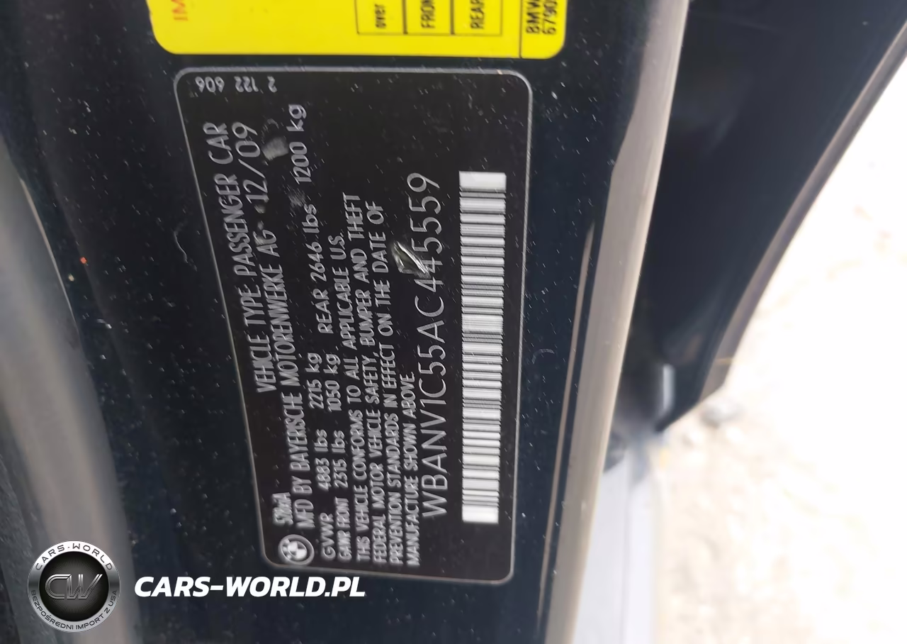 2010 BMW 528I xDrive VIN:WBANV1C55AC445559 - 9