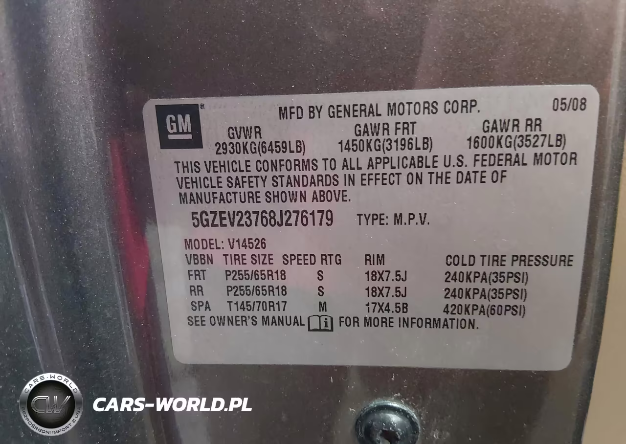 2008 Saturn Outlook Xr VIN:5GZEV23768J276179 - 9