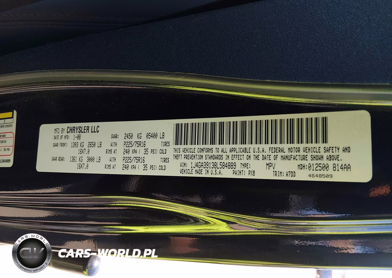 2008 Jeep Wrangler Unlimited X VIN:1J4GA39138L584889 - 9