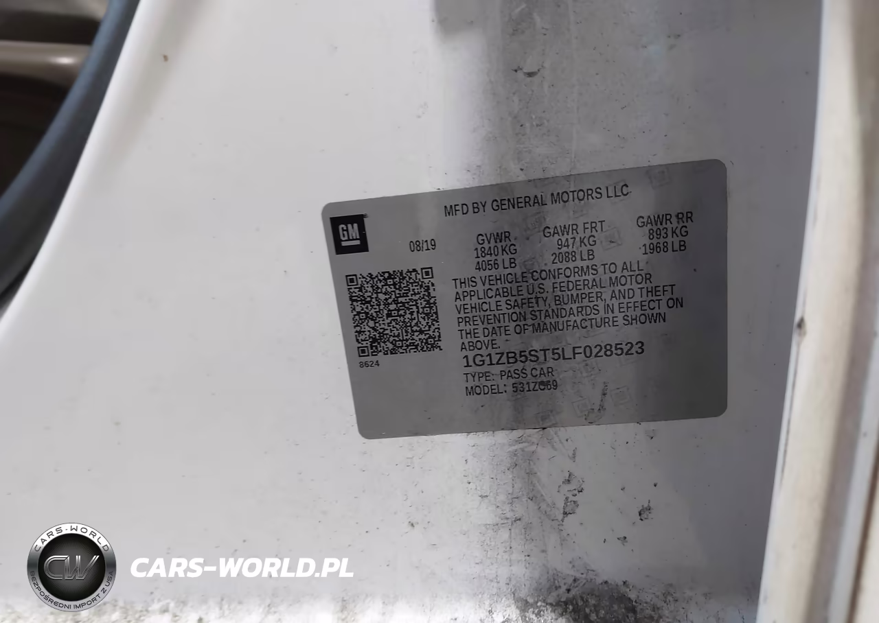 2020 Chevrolet Malibu Fwd Ls VIN:1G1ZB5ST5LF028523 - 9