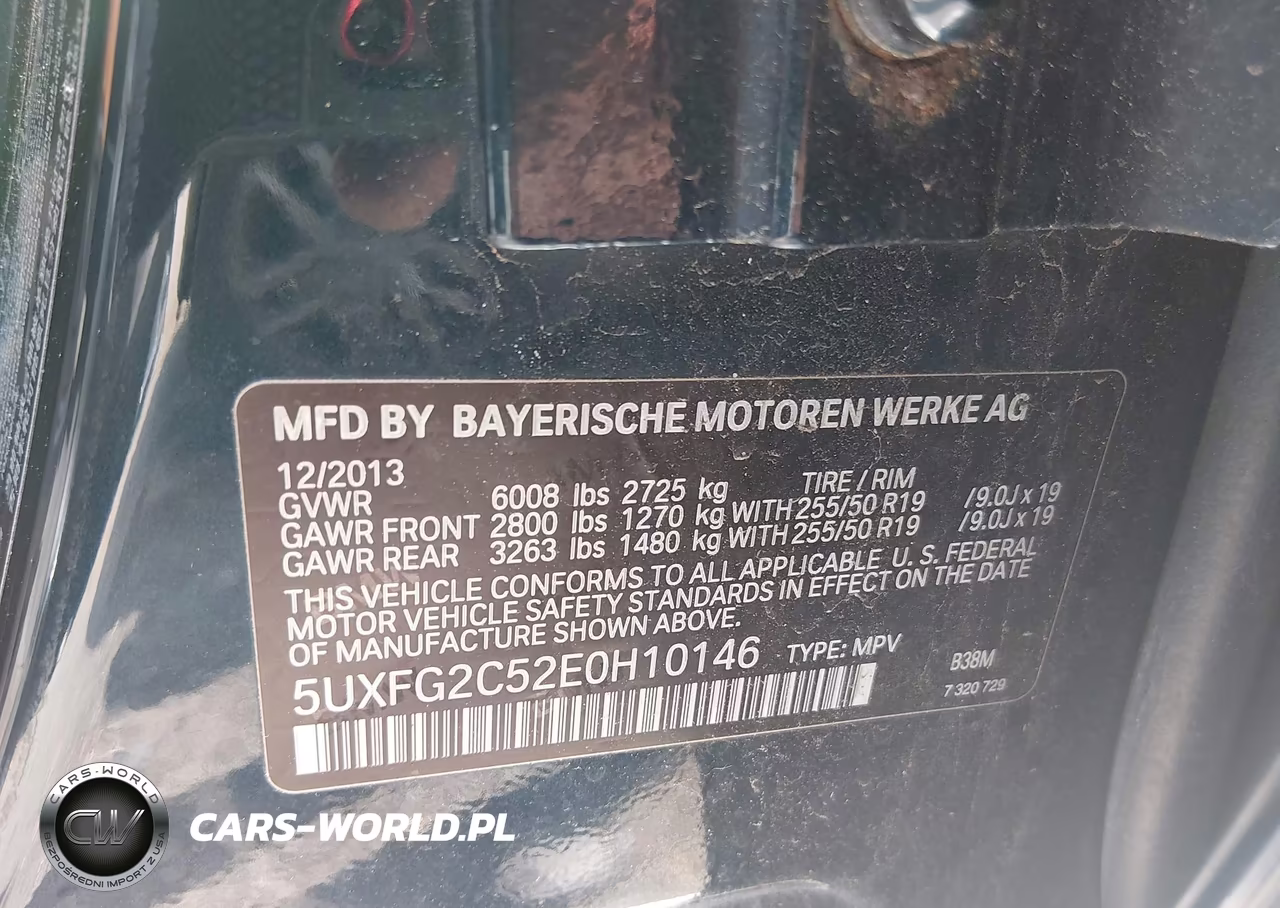 2014 BMW X6 xDrive35I VIN:5UXFG2C52E0H10146 - 9