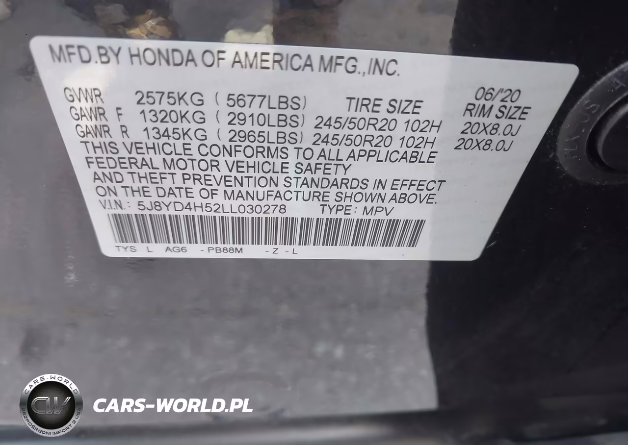 2020 Acura Mdx Technology Package VIN:5J8YD4H52LL030278 - 9