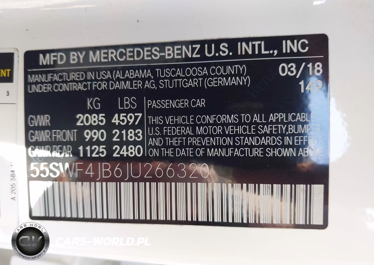 2018 Mercedes-Benz C 300 VIN:55SWF4JB6JU266320 - 9