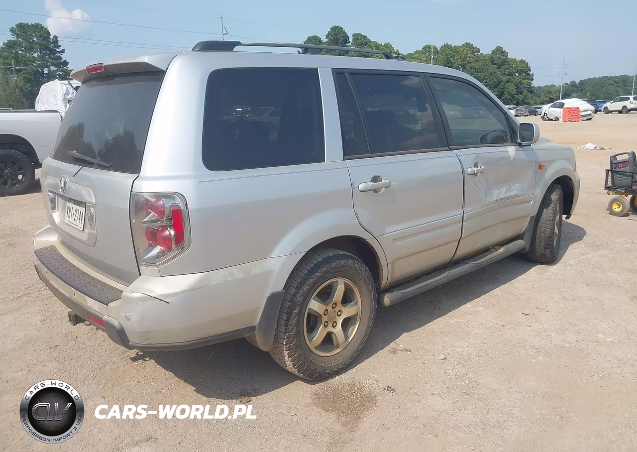 2007 Honda Pilot Ex-L VIN:5FNYF28677B022580 - 4