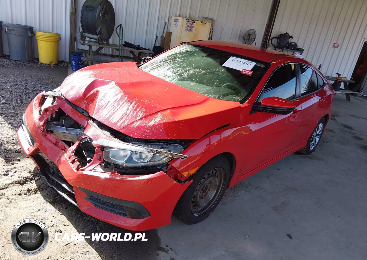 2016 Honda Civic Lx VIN:2HGFC2F58GH521376 - 2