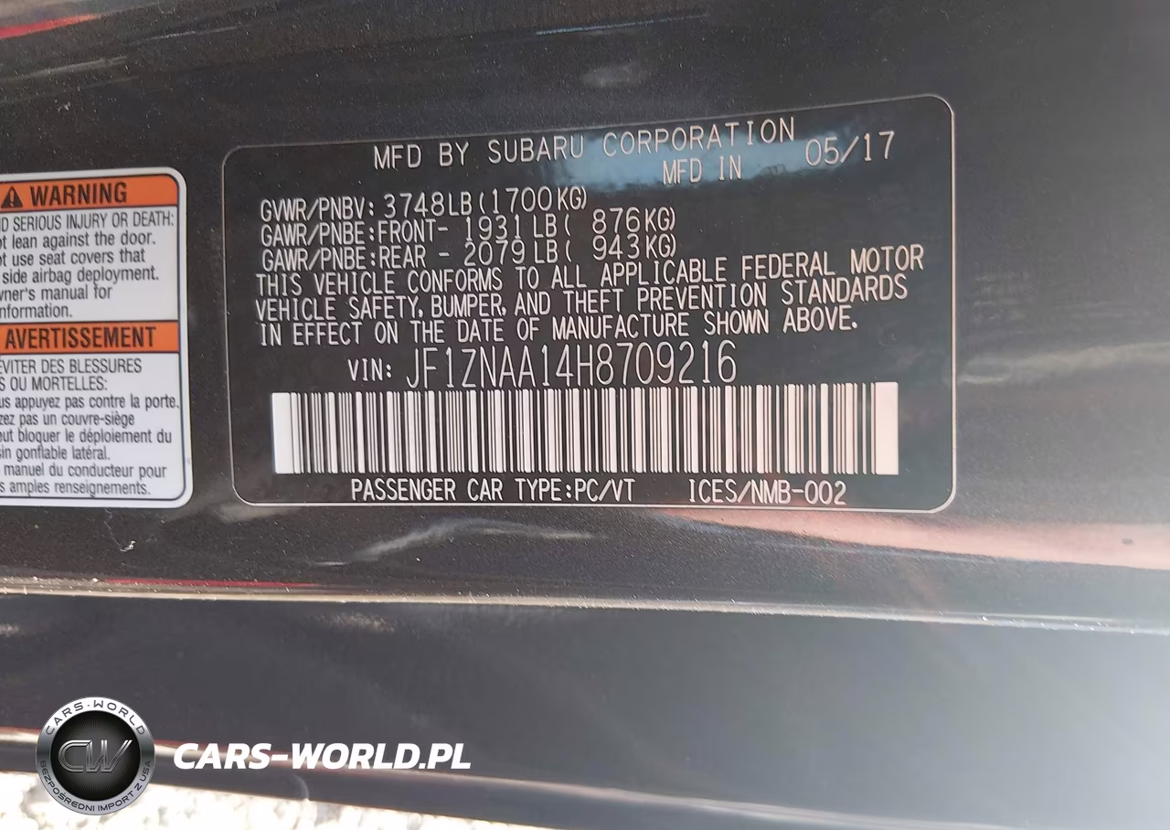 2017 Toyota 86 VIN:JF1ZNAA14H8709216 - 9