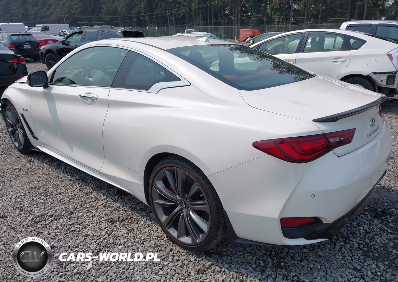 2018 Infiniti Q60 3.0T Red Sport 400 VIN:JN1FV7EK8JM530390 - 3