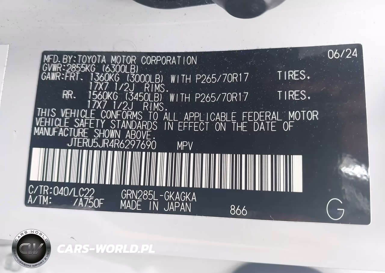 2024 Toyota 4Runner Trd Off Road Premium VIN:JTERU5JR4R6297690 - 9