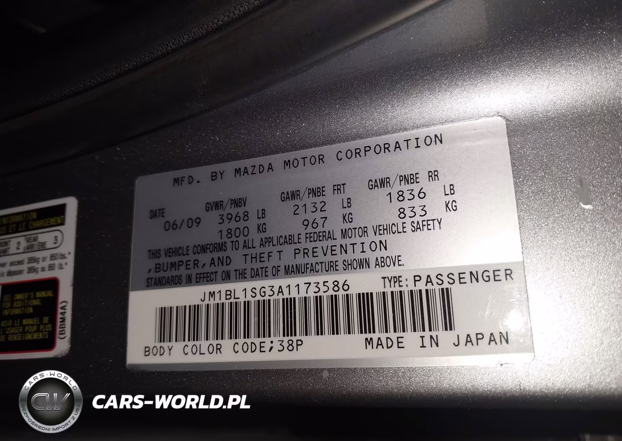 2010 Mazda Mazda3 I Touring VIN:JM1BL1SG3A1173586 - 9