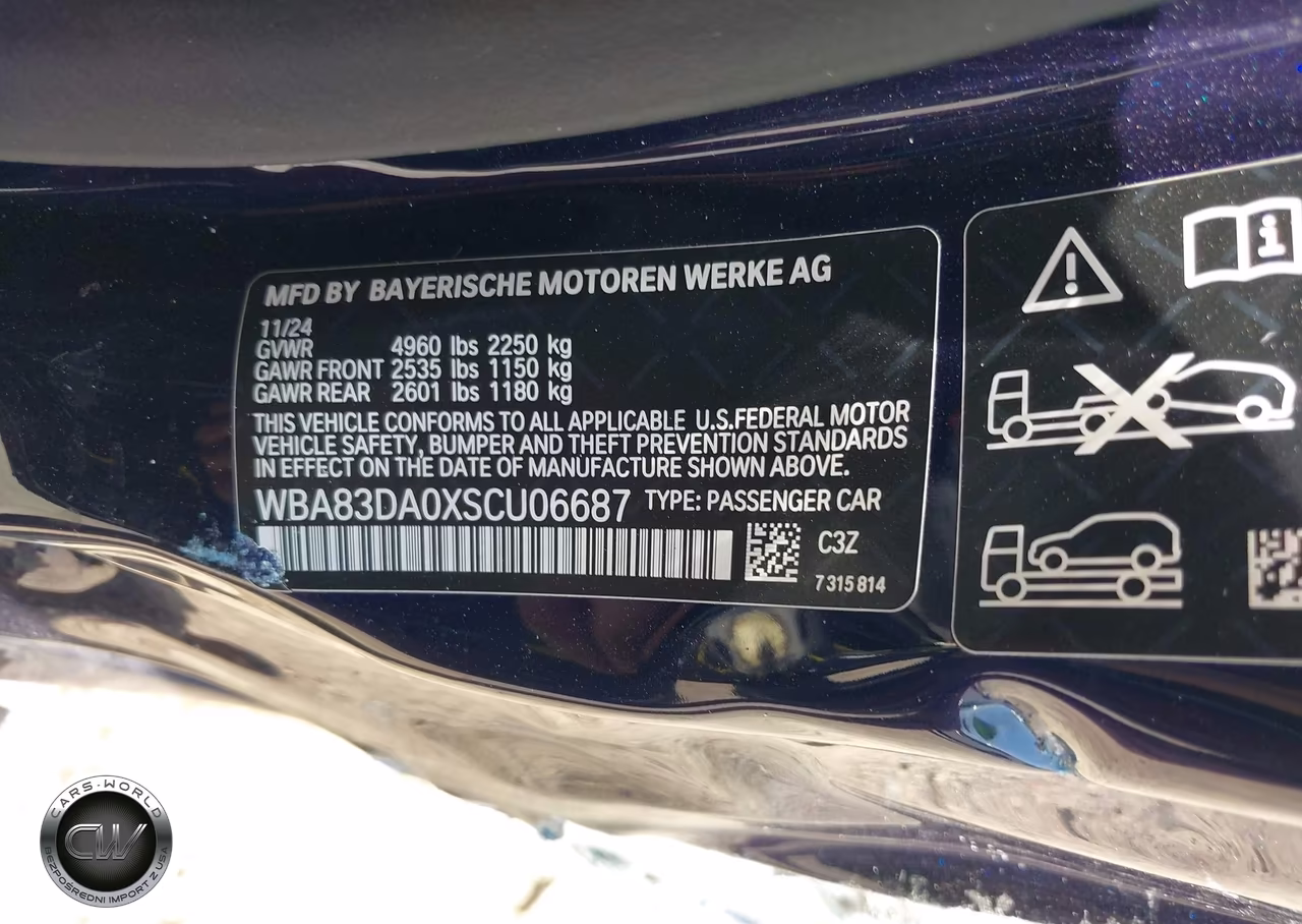2025 BMW M440I xDrive VIN:WBA83DA0XSCU06687 - 9