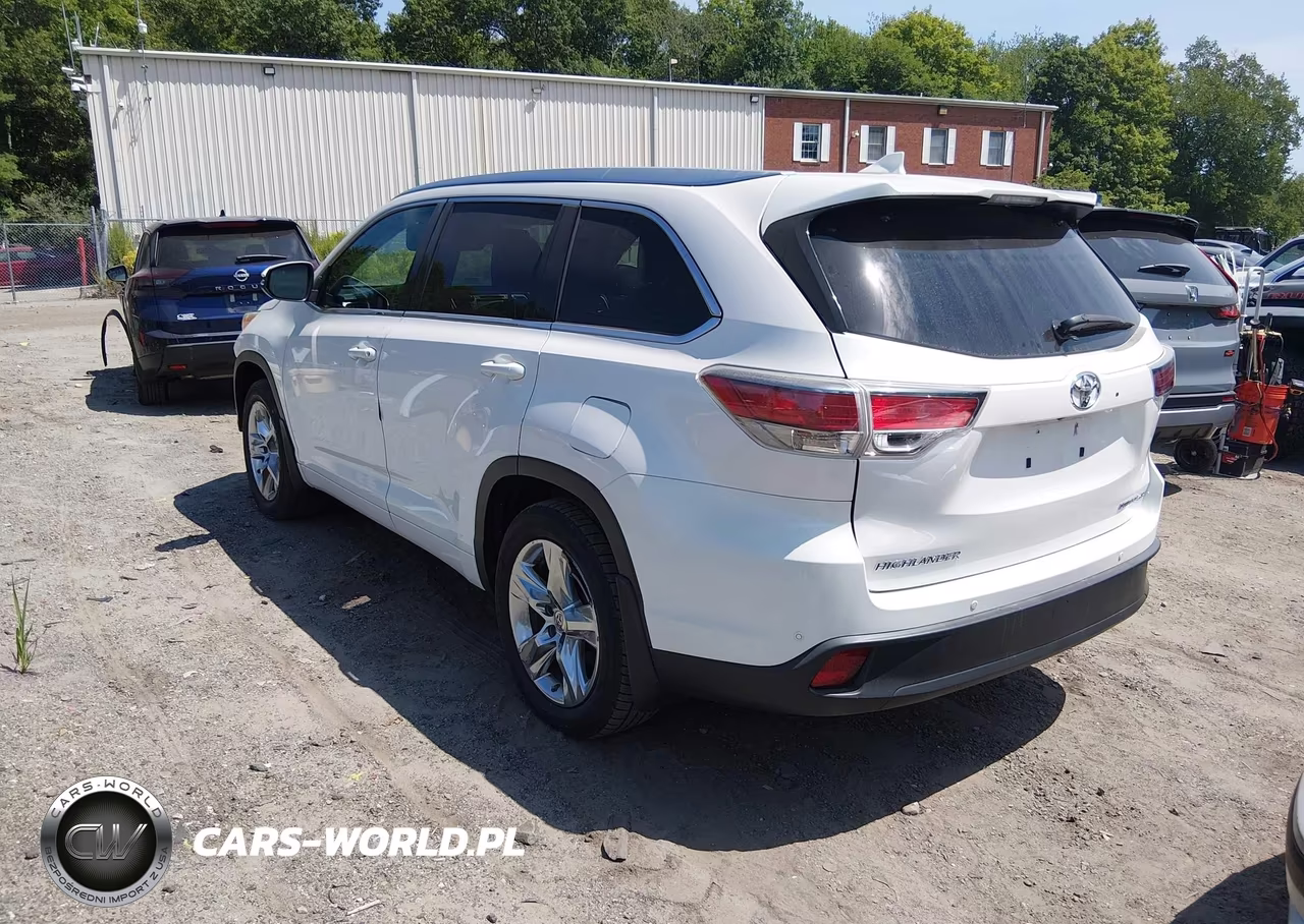 2015 Toyota Highlander Limited V6 VIN:5TDDKRFH1FS142683 - 3