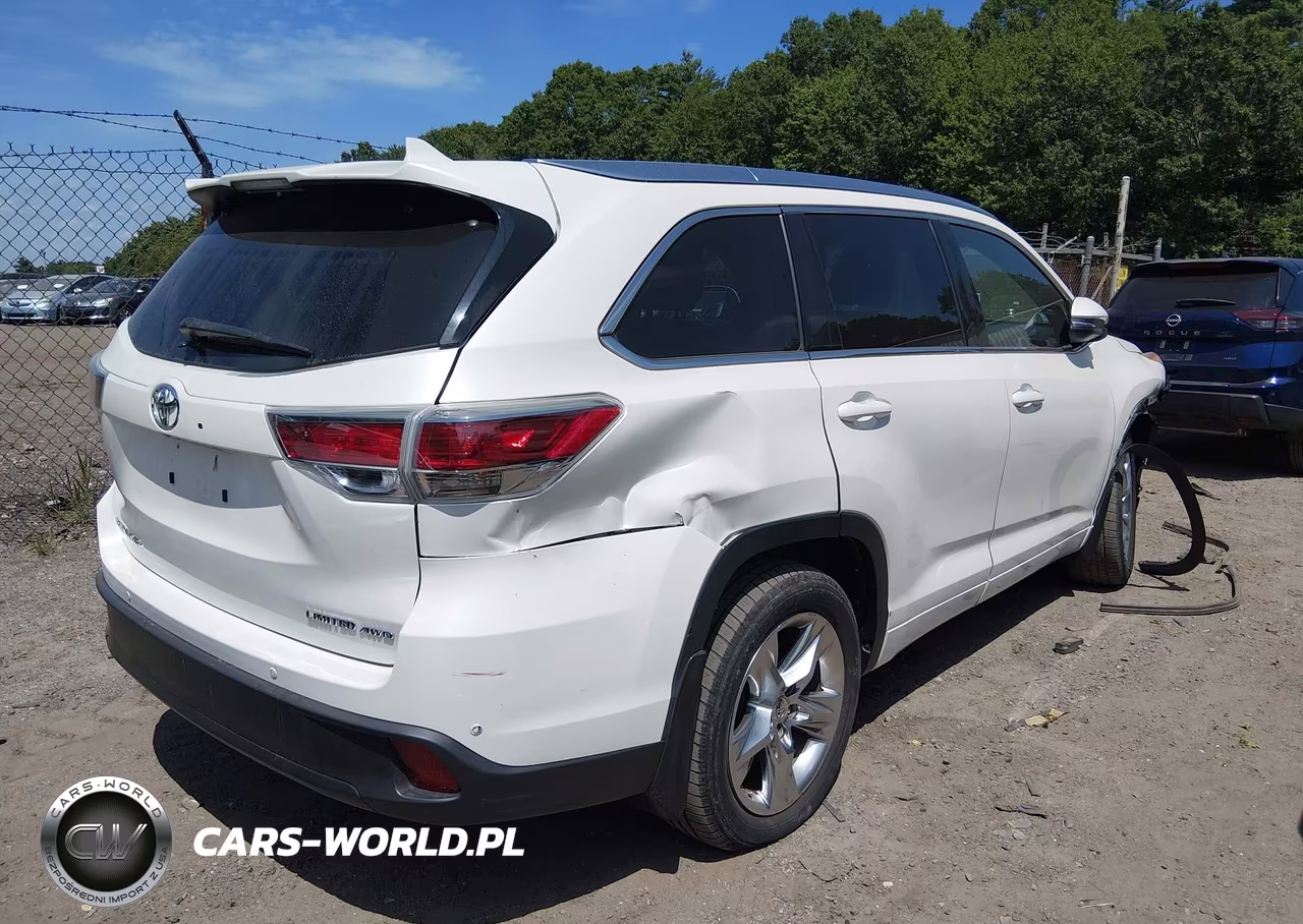 2015 Toyota Highlander Limited V6 VIN:5TDDKRFH1FS142683 - 4