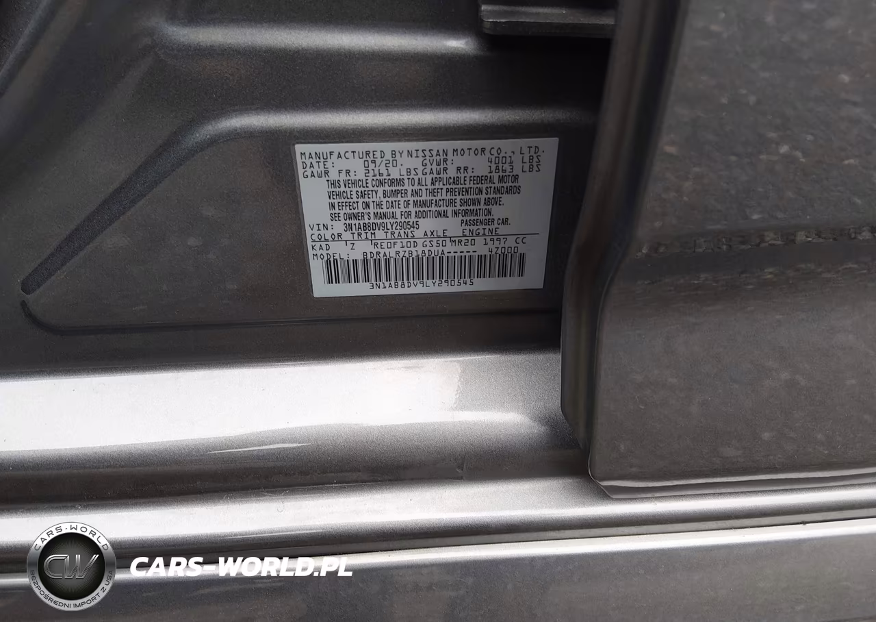 2020 Nissan Sentra Sr Xtronic Cvt VIN:3N1AB8DV9LY290545 - 9