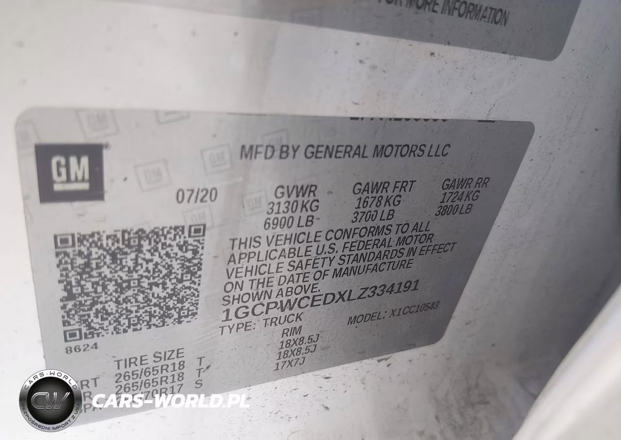 2020 Chevrolet Silverado 1500 2Wd Short Bed Lt VIN:1GCPWCEDXLZ334191 - 9