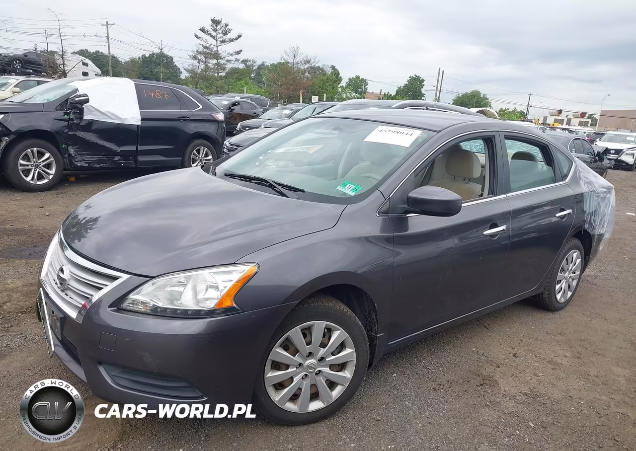 2014 Nissan Sentra Sv VIN:3N1AB7APXEY296910 - 2