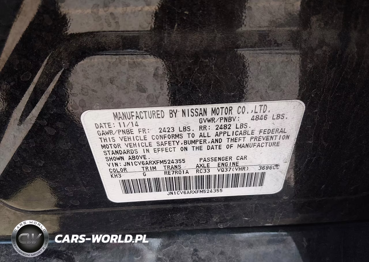 2015 Infiniti Q40 VIN:JN1CV6ARXFM524355 - 9