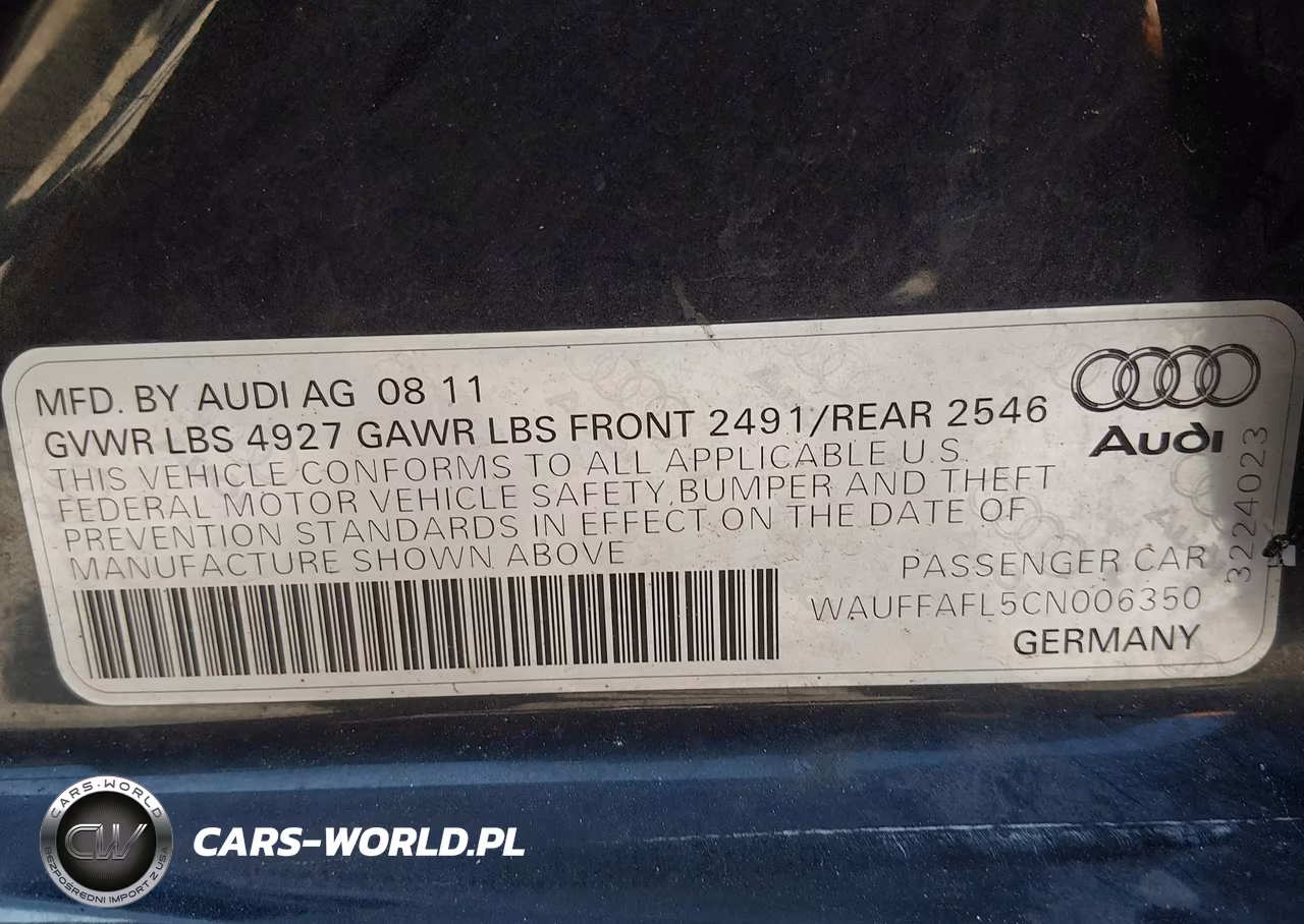 2012 Audi A4 2.0T Premium Plus VIN:WAUFFAFL5CN006350 - 9